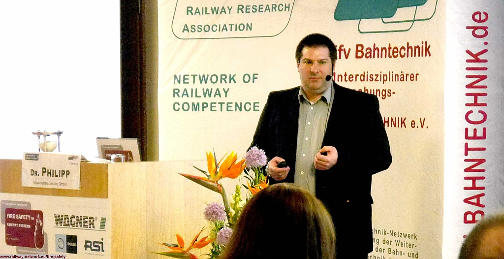 02_01_Philipp_IFV-BAHNTECHNIK_FS_2015_IFV_Bahntechnik_Copyright2015.JPG - Dr. Jan Boris PHILIPP - Lead Engineer Sensorsysteme - [Apparatebau Gauting GmbH; Gilching / Germany]:Pure Optical False Alarm Resisting Smoke Detector: False Alarm Classification, Test Fire Results and Nuisance Aerosols Results