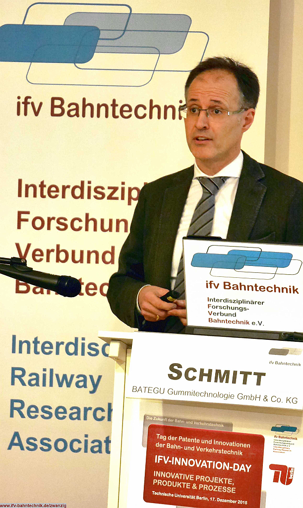 02_07_SCHMITT_IFV-Bahntechnik_Copyright2015.png - Frank J. SCHMITT (Geschäftsführer) - [BATEGU Gummitechnologie GmbH & Co. KG]:Erfüllung der Brandschutz-Norm (EN 45545-2) durch flammgeschützte und hochdynamisch beständige EPDM-Gummi und Gummi-Metall-Elemente für Schwingungskomponenten in Schienenfahrzeugen