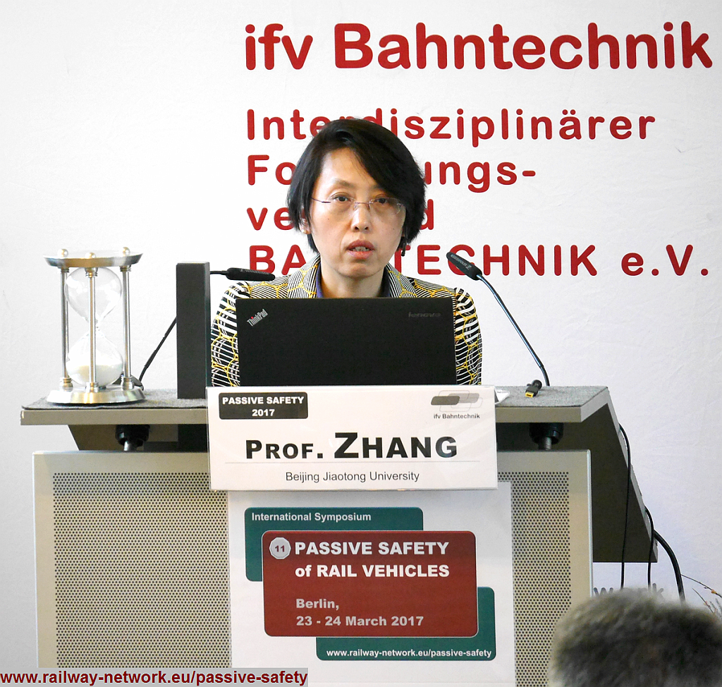 50_ZHANG_PS2017_IFV-BAHNTECHNIK_Copyright2017.png - Prof. Dr. Lele ZHANG - [Beijing Jiaotong University]:Application of Finite Element Method Analysis for Railway Vehicle Seat Crashworthiness Assessment