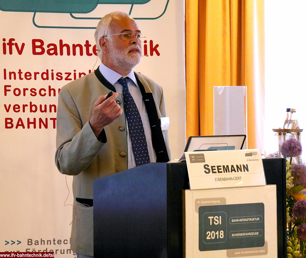 SEEMANN_TSI2018_IFV-BAHNTECHNIK_Copyright2018.png - Dipl.-Ing. Michael SEEMANN (Systembereichsleiter Fahrzeuge) - [EISENBAHN-CERT, Benannte Stelle Interoperabilität; München]:Zulassung und Sicherheit von Bremsen: Eine kritische Darstellung anhand ausgewählter Beispiele
