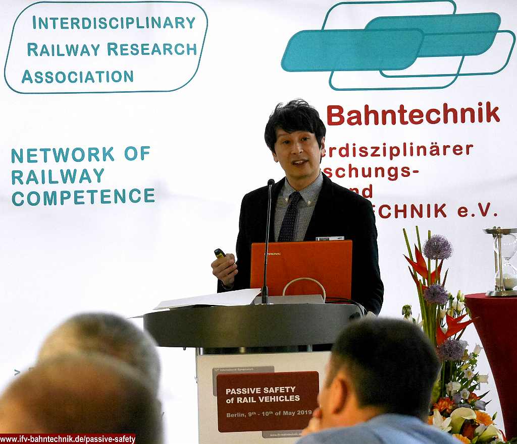 02_NAKAI_PS2019_IFV-BAHNTECHNIK_Copyright2019.png - Kazuma NAKAI , Ph. D. - [Railway Technical Research Institute]:EXPERIMENTAL VERIFICATION OF EFFECT ON REDUCING THE SEVERITY OF INJURY TO PASSENGERS OCCUPYING LONGITUDINAL SEATS USING HANDRAILS DURING A TRAIN COLLISION
